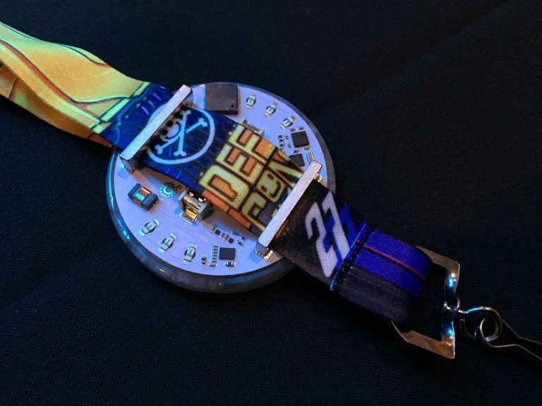 This years defcon badge Defcon 27