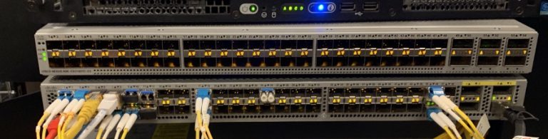 Cisco 100 gig switch install