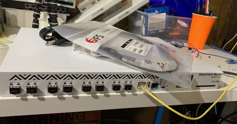 Late-night router work
