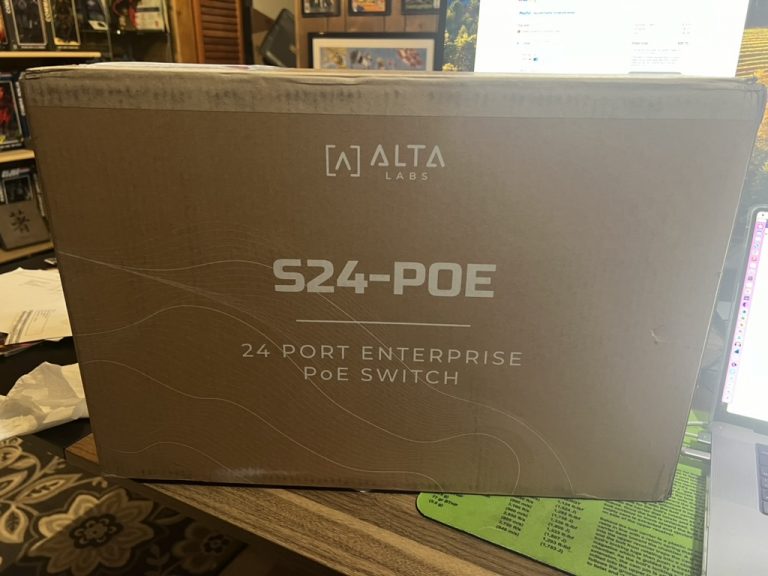 Alta Labs POE switch photos