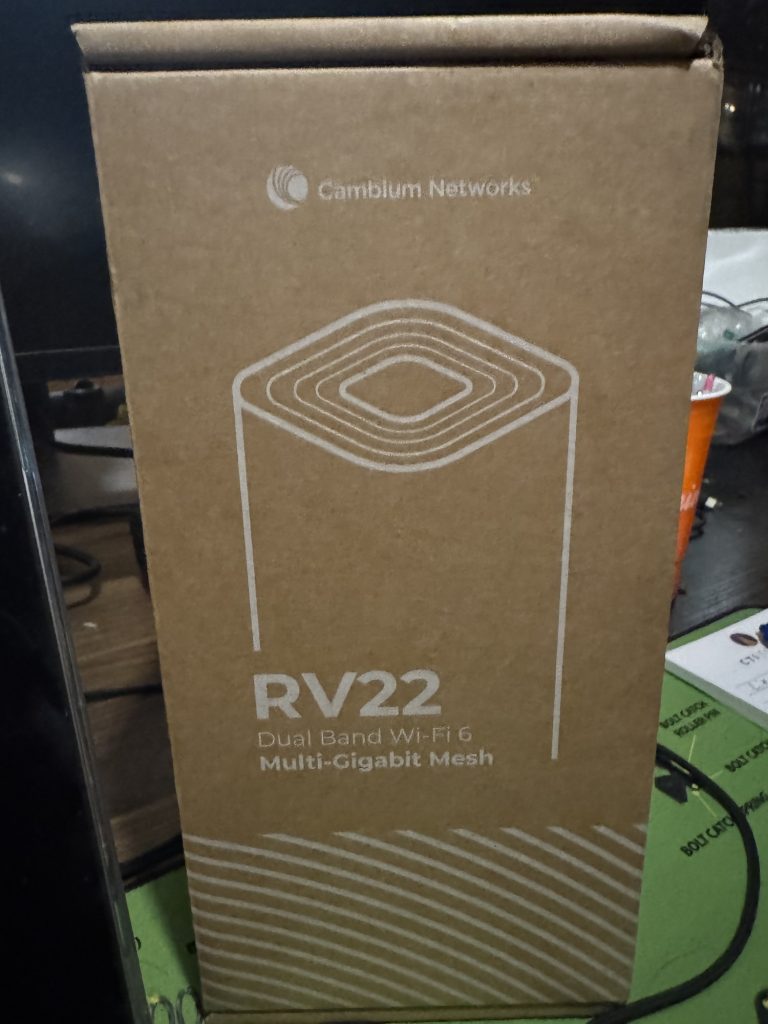 What’s in the box? Cambium RV22