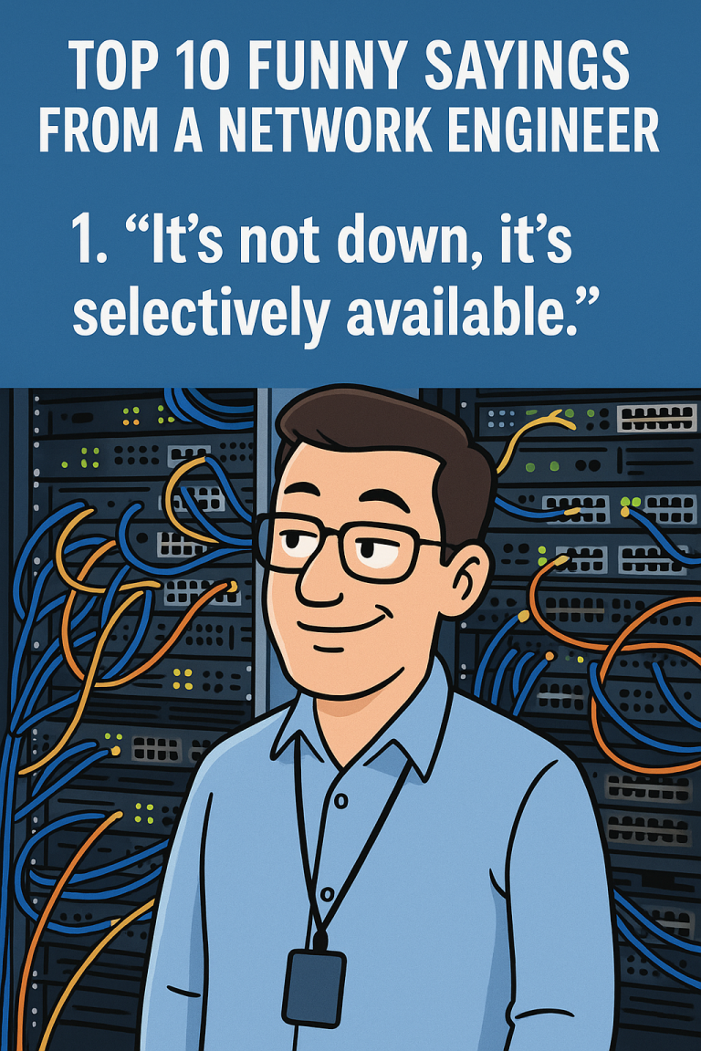 Top funny things a network engineer would say