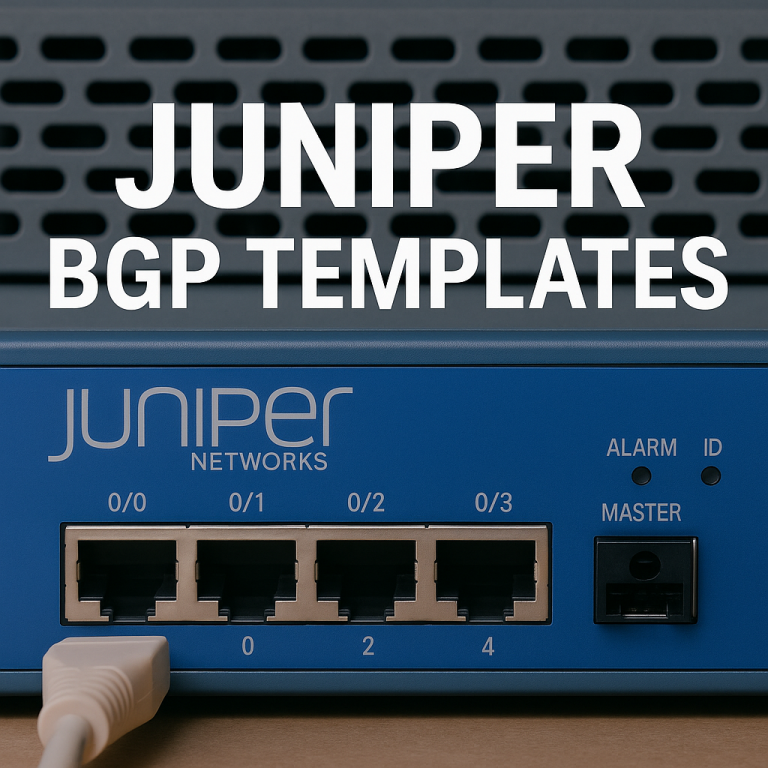 Juniper BGP Configuration .set and templates for my Patreon Subscribers. $15