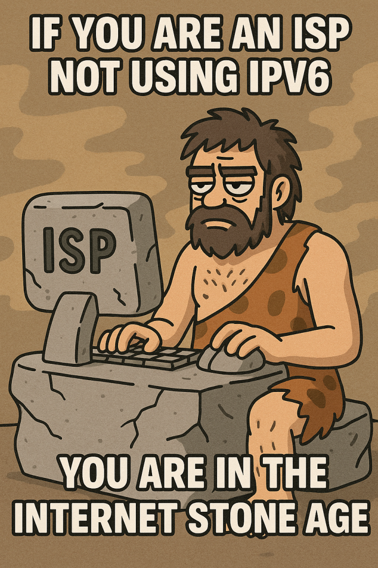 ISPs should be using IPV6