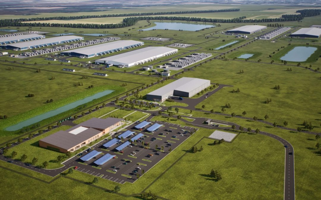 Meta Data Center Mockup in Lebanon Indiana