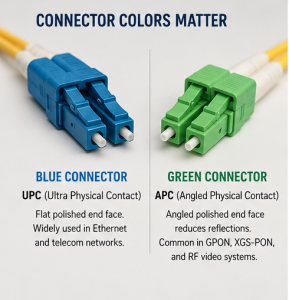 Fiber Optic Cable Colors Explained: Yellow, Orange, Aqua, Green, and ...